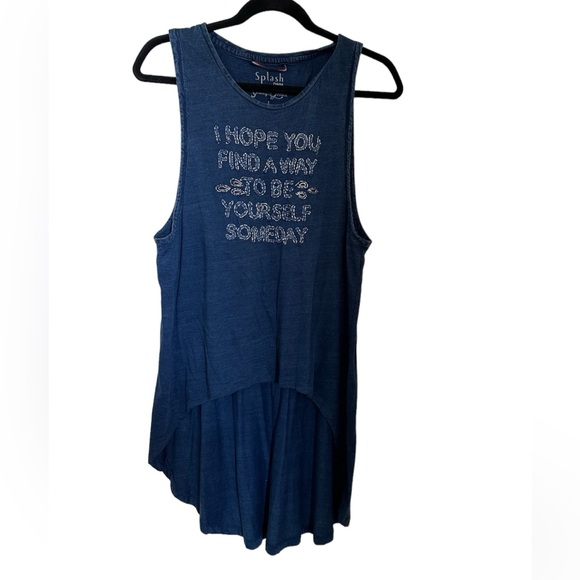 Beach Heartbeat Tank Tops for Women Summer Sleeveless Love Graphic Print T Shirt - Picture 1 of 5